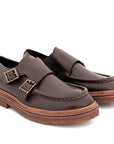 COLLEGE 99 - Double Monk Strap Shoe
