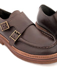 COLLEGE 99 - Double Monk Strap Shoe
