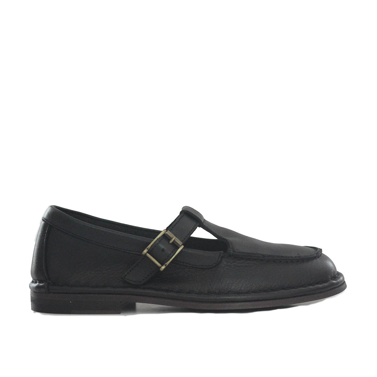 HAND 63 – Leather T-strap shoes – Puntopigro