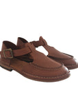 HAND 1112 LEATHER - Moccasin Mary Jane