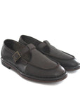 HAND 63 – Leather T-strap shoes