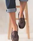 HAND 08 W – Crepe loafers