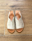 SAN 102 – Off-white leather slides