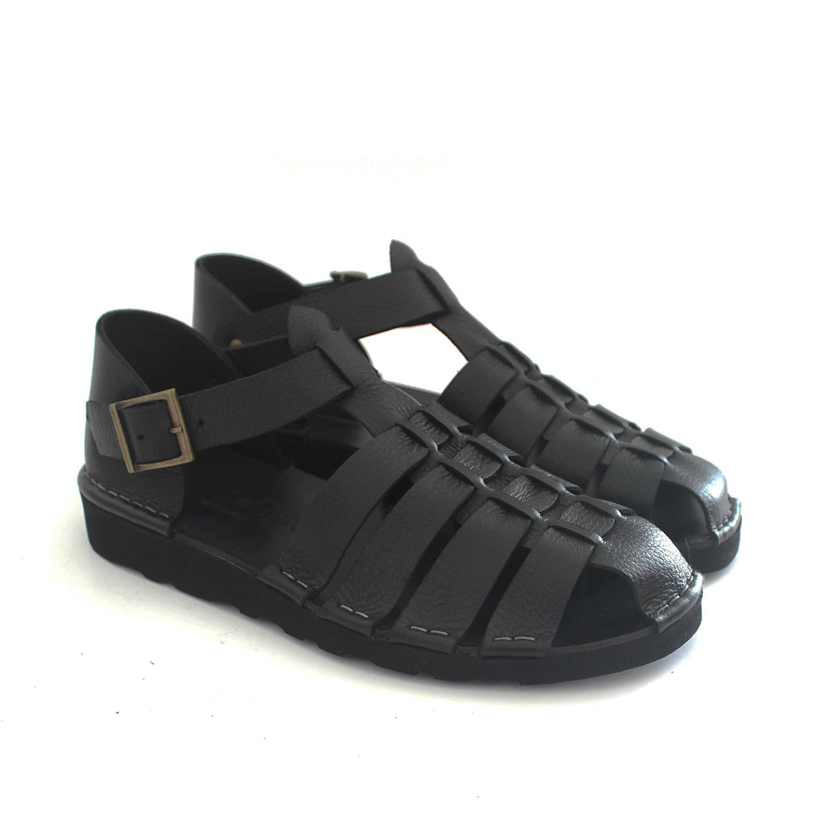 Vibram Black Sandals Solstice | Recycled Nylon| EVA | Vibram Rubber Sole | Black  main image 3