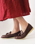 HAND 08 W – Crepe loafers