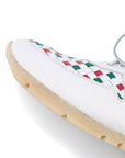 WOVEN SNEAKERS – White Red Green
