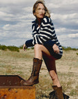 Eschimese Brown– Laced high boots
