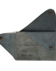 D CARD HOLDER - Suede Blue Grey