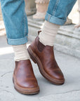 COLLEGE22 CHELSEA BOOTS – Tan