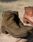 TEXAS 03 ROUGH SUEDE BOOTS – Moss