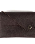 D CARD HOLDER - Deer grain Coffe