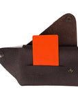 D CARD HOLDER - Deer grain Coffe