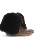 Eschimese Brown– Laced high boots
