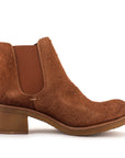 TEXAS02 ROUGH SUEDE CHELSEA BOOTS– Tan