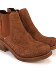 TEXAS02 ROUGH SUEDE CHELSEA BOOTS– Tan