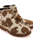 DRESS05 PONY ANKLE BOOTS – Cow