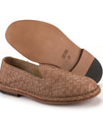 HAND 06 WOVEN SLIPPERS – Taupe