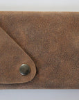 D CARD HOLDER - Suede Walnut