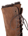 Eschimese Brown– Laced high boots