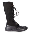 Eschimese Black– Laced high boots