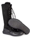 Eschimese Black– Laced high boots
