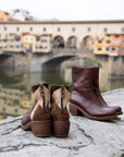 TEXAS 03 SUEDE BOOTS – Patchwork Coffe