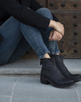 TEXAS 03 CARVED BOOTS – Black