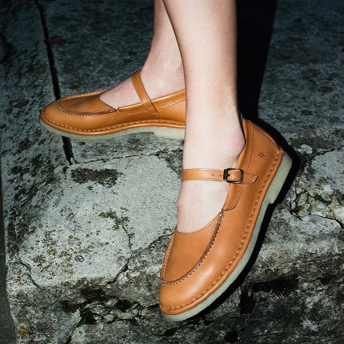 HAND 64 Loafer Sandals Tan Puntopigro