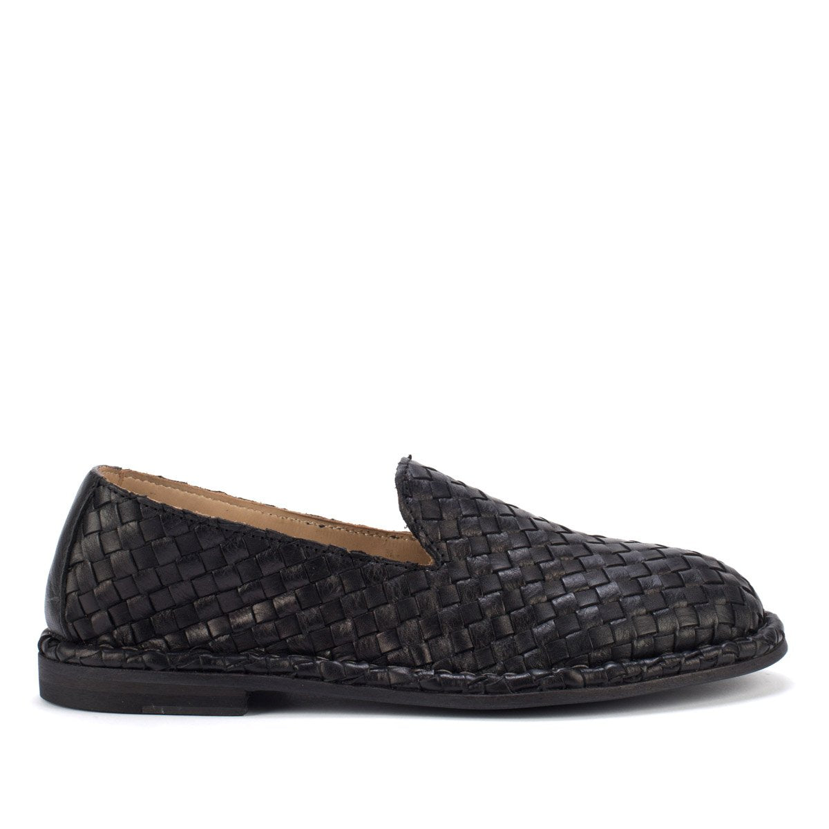 HAND 06 WOVEN SLIPPERS – Black