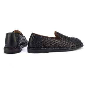 HAND 06 WOVEN SLIPPERS – Black
