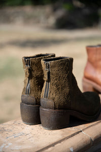 TEXAS 03 ROUGH SUEDE BOOTS – Moss