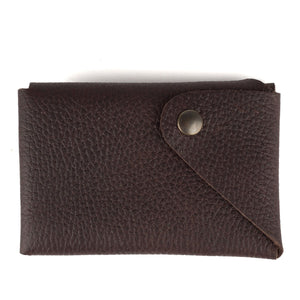 D CARD HOLDER - Deer grain Coffe