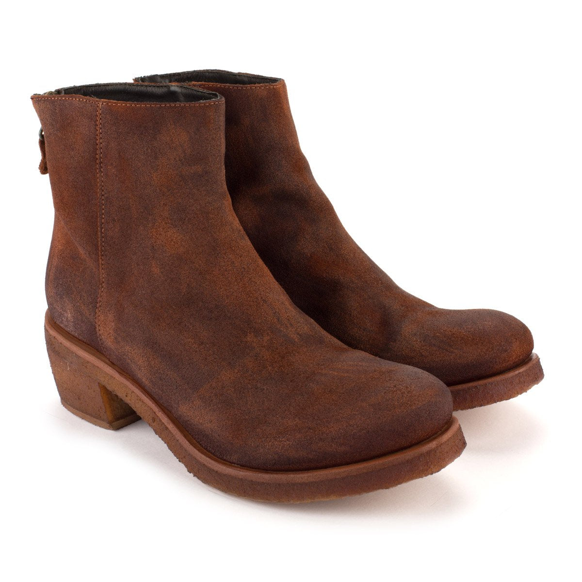 TEXAS 03 SUEDE BOOTS – Rust