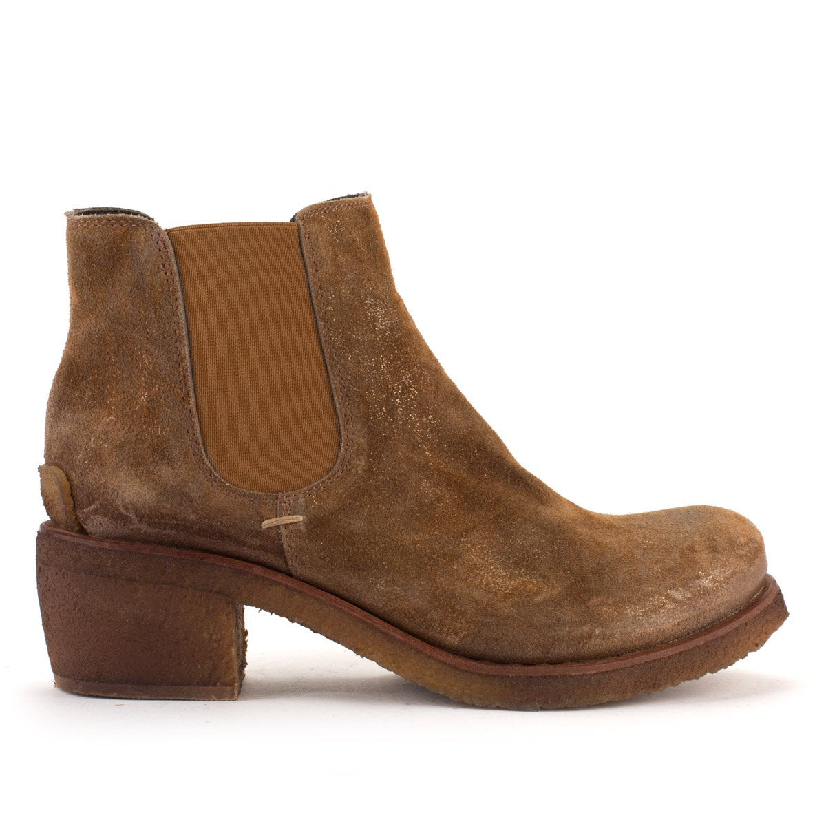TEXAS02 SUEDE CHELSEA BOOTS – Wood