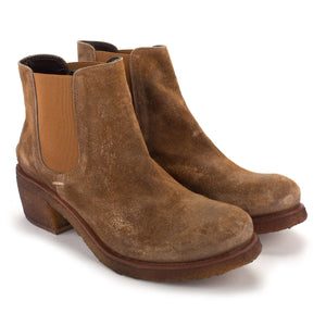 TEXAS02 SUEDE CHELSEA BOOTS – Wood