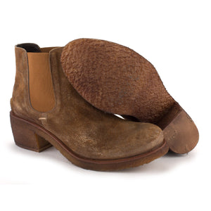 TEXAS02 SUEDE CHELSEA BOOTS – Wood