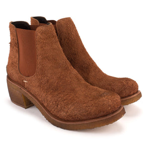 TEXAS02 ROUGH SUEDE CHELSEA BOOTS– Tan
