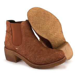 TEXAS02 ROUGH SUEDE CHELSEA BOOTS– Tan