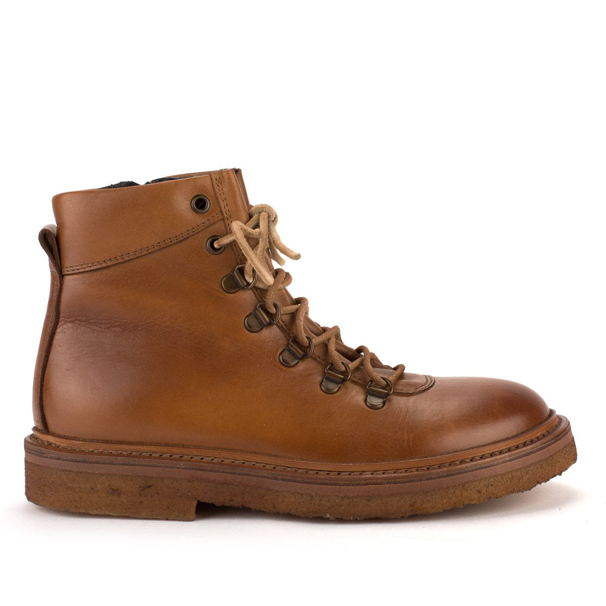 COLLEGE25 ANKLE BOOTS – Tan