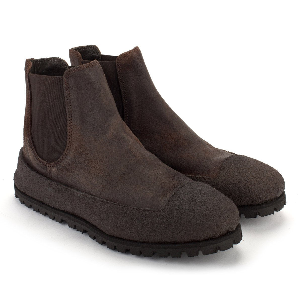 CR25 SUEDE CHELSEA BOOTS – Coffe