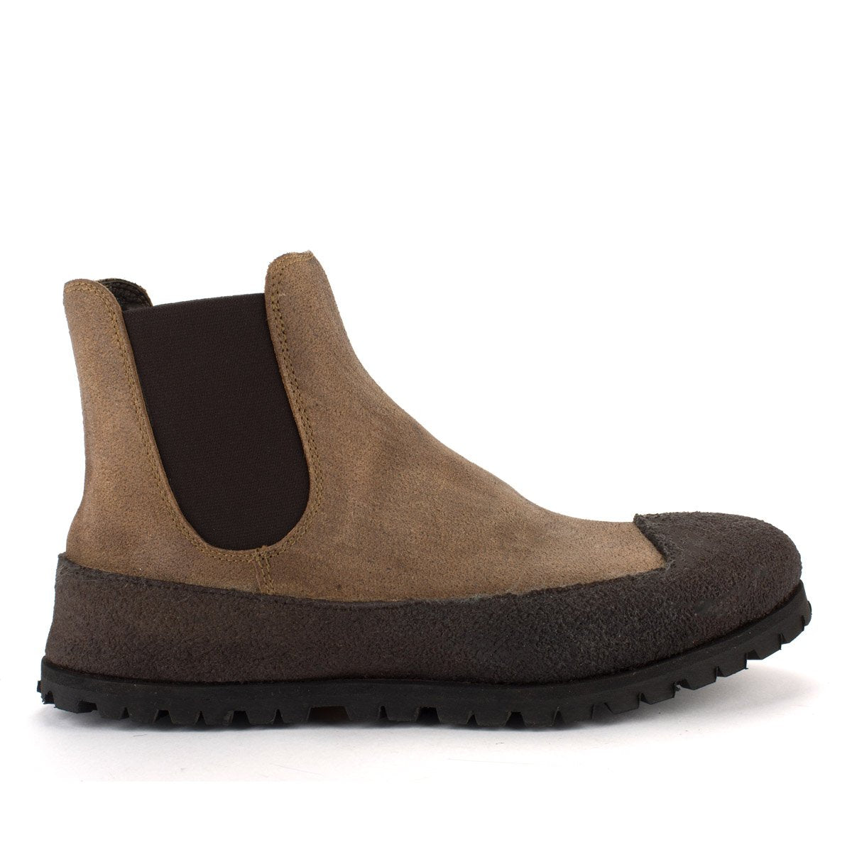 CR25 SUEDE CHELSEA BOOTS – Beige