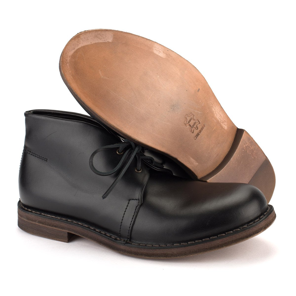 MR JOHN DESERT BOOTS – Black