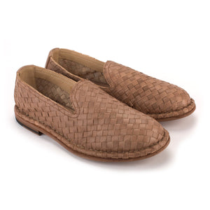 HAND 06 WOVEN SLIPPERS – Taupe