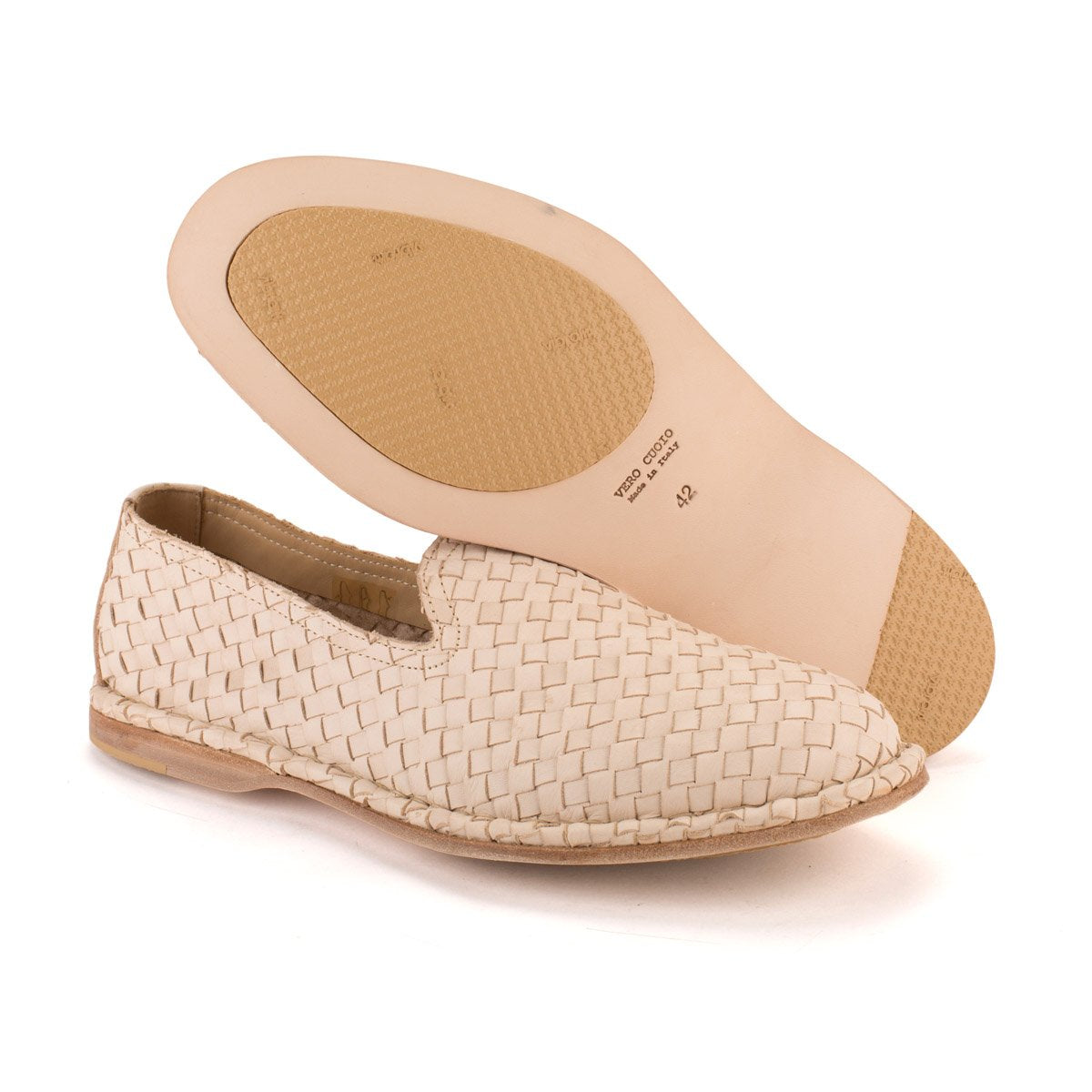 HAND 06 WOVEN SLIPPERS – Natural
