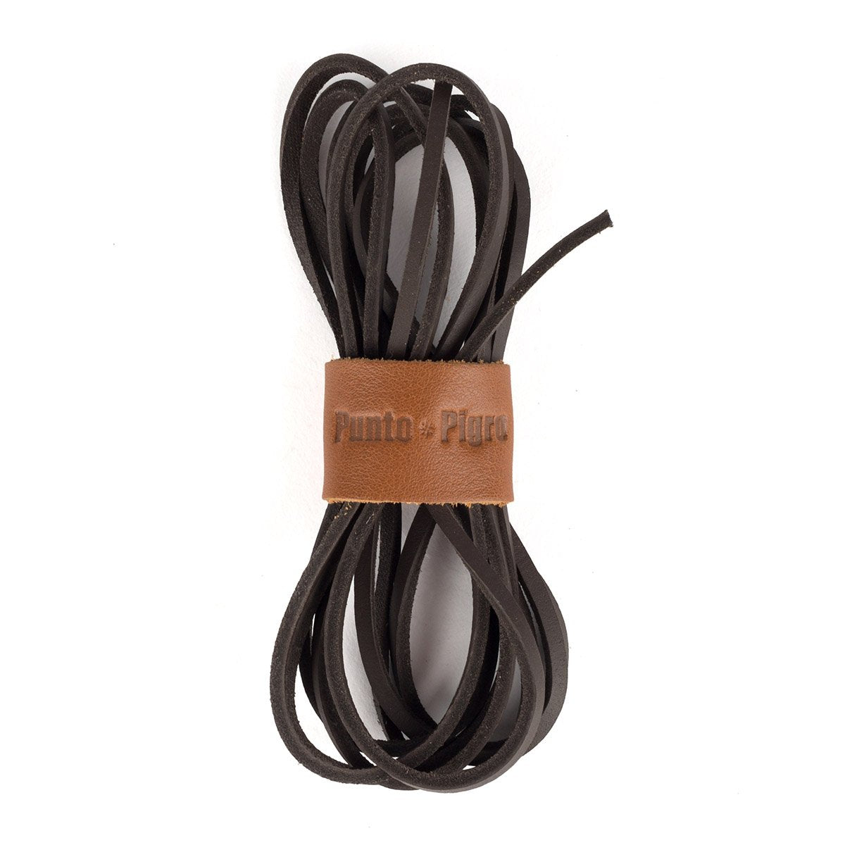 Leather Laces S section - Dark Brown